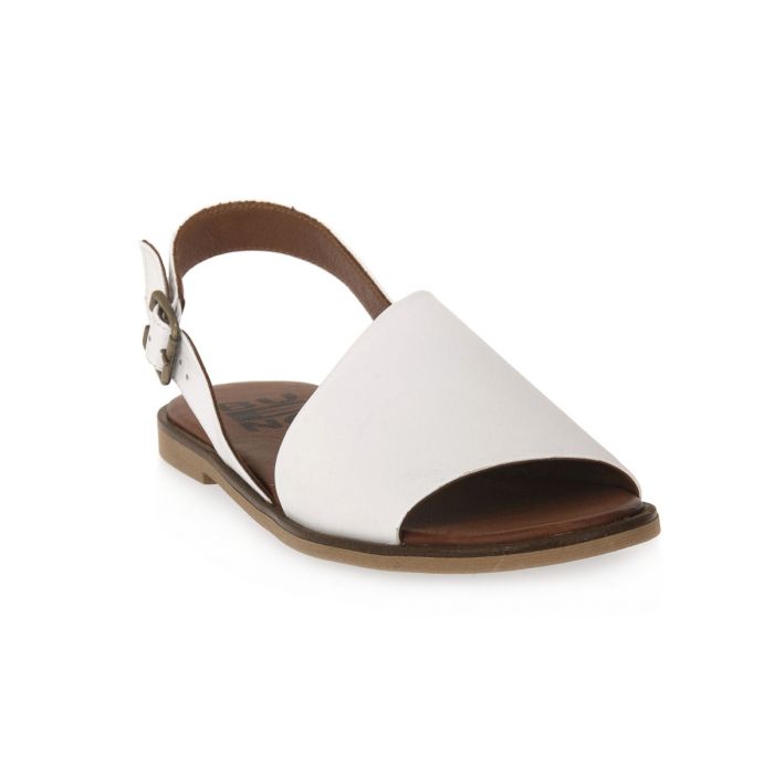 sandalo basso bianco con cinturino