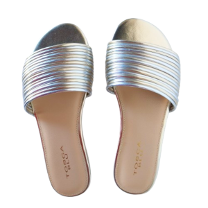 Ciabatta GAIA oro e argento Tosca BLU (3)