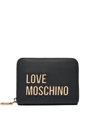 love-moschino-metallic-logo-portafoglio-medio-zip-around-nero-8032698837042