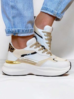 sneakers-crime-london-faith-animalier-gold-blanc-pour-femme