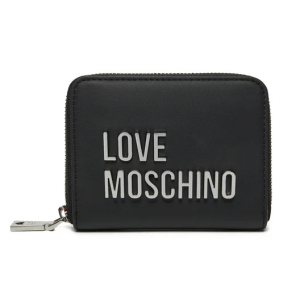 JC5613PP0MKD000B portafoglio piccolo nero e argento - Love Moschino (1)