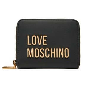 JC5613PP0MKD0000 portafoglio piccolo nero e argento - Love Moschino (1)