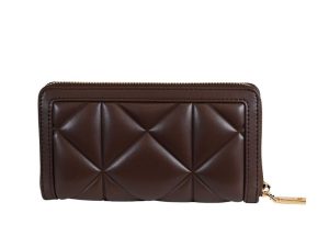 PORTAFOGLIO GRANDE EMBOSSED CIOCCOLATO -love moschino- JC5644PP0NLC0313 2